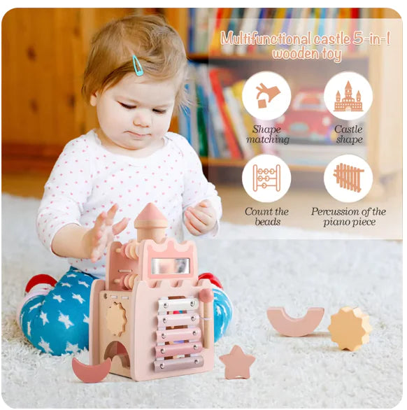 Wooden Castle Puzzle