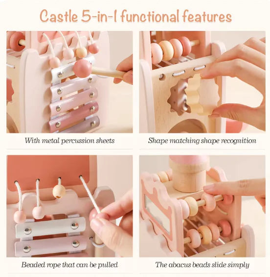 Wooden Castle Puzzle